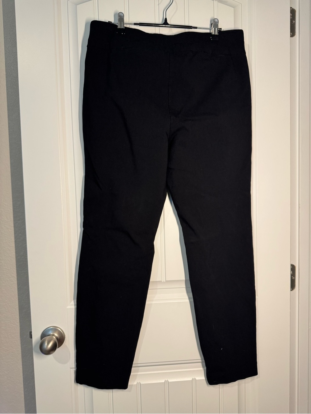 Alfani Black Trousers with Silver Logo Tab - Picture 3 of 5